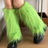 Costume accessories - Green Fur Legwarmers